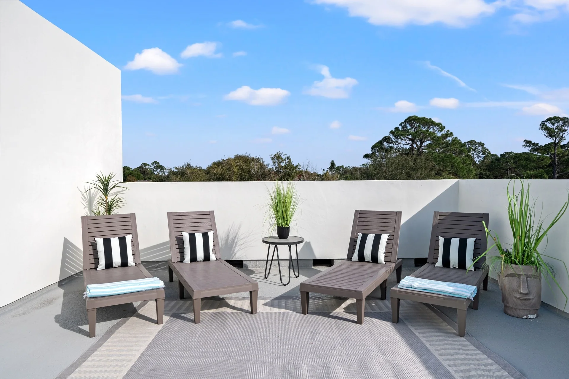 Home rooftop loungers at Latitudes in the Park, Pinellas Park, Florida