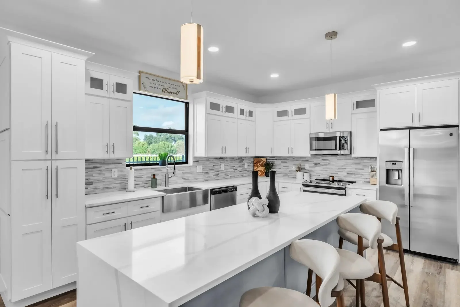 Home kitchen at Latitudes in the Park, Pinellas Park, Florida